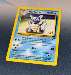 Pokemon Wartortle (W-Stamp Promo)- Base Set 2 (2000) WOTC LP - Image 3