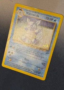 Pokemon Wartortle (W-Stamp Promo)- Base Set 2 (2000) WOTC LP - Image 4