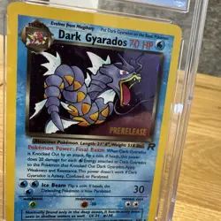 Dark Gyarados [Prerelease Holo] #8 Pokemon Team Rocket CGC Grade 8.5 - Image 2