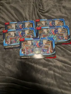 Pokemon Greninja ex & Kingdra ex Special Collection - New & Sealed - Lot Of 5 - Image 1
