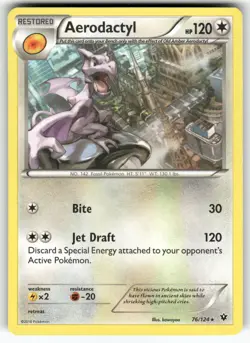 Aerodactyl XY - Fates Collide Rare Pokemon Near Mint or Better - Image 1