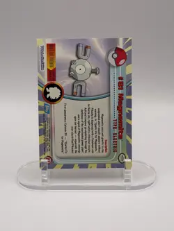 Magnemite #81 2000 Topps Pokemon TV Animation Blue Logo - Image 2