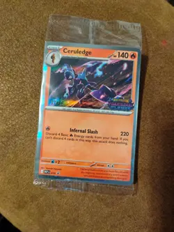 Pokemon TCG Phantasmal Flames STAFF Promos Full Set of 4 Sealed - Image 1