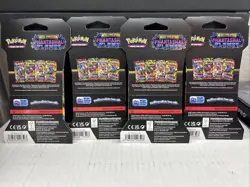 Pokemon TCG Mega Evolution Phantasmal Flames 4x Sleeved Booster Pack Art Set NEW - Image 5