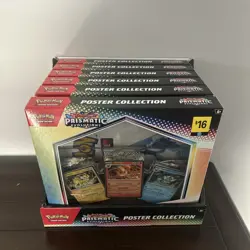 Pokemon Prismatic Evolutions Poster Collection (Case of 6) - Image 1