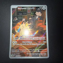 Pokemon TCG Team Rocket's Meowth Destined Rivals 203/182 Pack Fresh UK Seller - Image 1