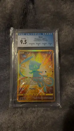 Pokemon Celebrations Gold Mew 025/025 CGC GEM MINT 10 Old Blue CGC Label - Image 1