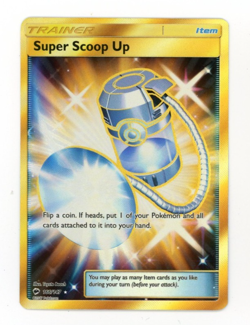 Sold Super Scoop Up #166 Gold Secret Rare Burning Shadows Pokemon Holo 2017 NM - Image 1