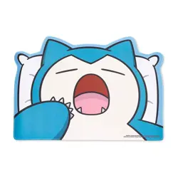 New Pokemon Center Exclusive Yawning Snorlax on Pillow Die-Cut Playmat Play Mat - Image 2