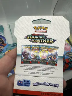 3x Pokemon Scarlet & Violet Journey Together Sleeved Booster Packs - Image 4