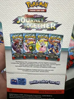 3x Pokemon Scarlet & Violet Journey Together Sleeved Booster Packs - Image 5