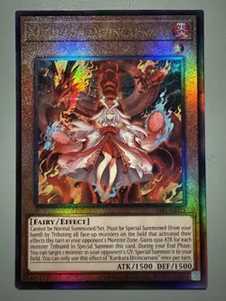 YUGIOH KURIKARA DIVINCARNATE ASIA ENGLISH EDITION ES01-AE015 ULTIMATE RARE - Image 1