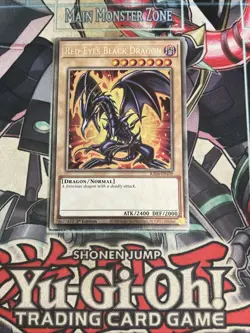 Red-Eyes Black Dragon Platinum Secret Rare RA04-EN109 Yugioh 7th Artwork EURO - Image 1