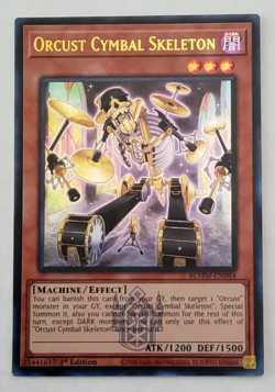Yu-Gi-Oh Orcust Cymbal Skeleton 1st Ed Ultra Rare BLMM-EN084 - Image 1