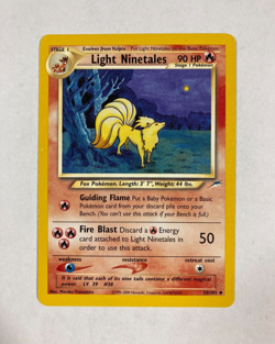 Pokemon TCG Light Ninetales 50/105 Neo Destiny card - Image 1