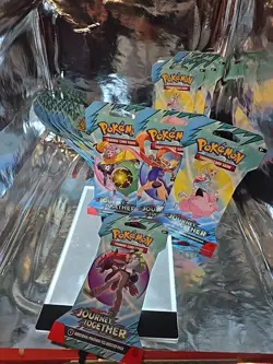 ✨(15) NEW Pokemon TCG Journey Together Sleeved Booster Pks 🔥150 Cards‼✨ - Image 1