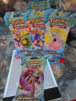 ✨(15) NEW Pokemon TCG Journey Together Sleeved Booster Pks 🔥150 Cards‼✨ - Image 2