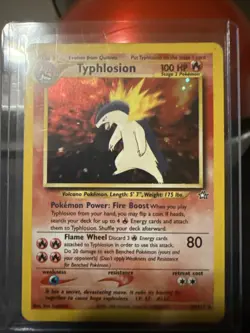 Typhlosion Neo Genesis 18/111 Holo Pokemon Card MP - Image 1