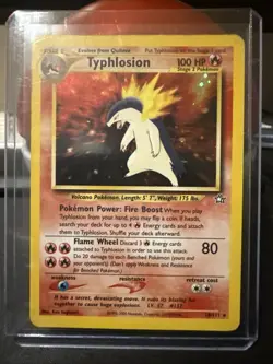 Typhlosion Neo Genesis 18/111 Holo Pokemon Card MP - Image 2
