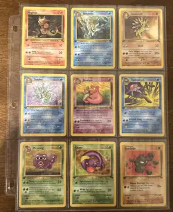 🔥Complete 1st Edition Fossil Uncommon and Common Set - Pokemon Cards WOTC 1999 - Image 3