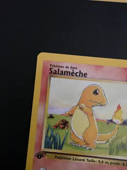 Pokemon TCG 1st Edition Charmander Salameche French Card WOTC Vintage NM - Image 5