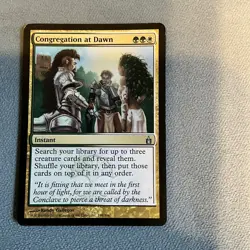 MTG - Congregation at Dawn - Ravnica: City of Guilds - LP - MAGIC CARD - Image 1