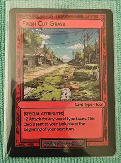 Divorced Dads Court of Chaos - Fresh Cut Grass - Tool Card - Image 1