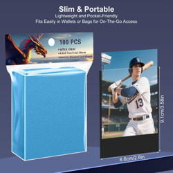 1000 MTG Card Sleeves, 10 Color Soft Matte, Standard Size for TCGs - Image 2