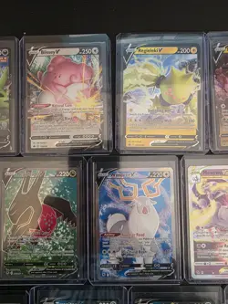 Pokemon TCG 25 Card Holo Rare Full Arts V Lot NM Mew Espeon Tyranitar Rayquaza - Image 3