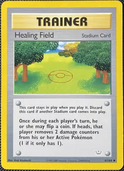 Healing Field 61/64 Neo Revelation Regular - Pokemon Card - Image 1
