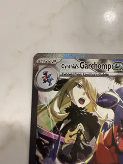 Pokemon TCG Cynthia's Garchomp EX Holo Card 232/182 Sv10: Destined Rivals - Image 2