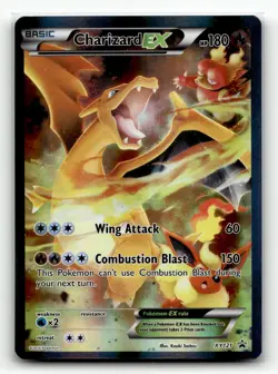 Charizard EX XY121 XY Black Star Promo Holo Pokemon Card - Light Played - Image 1