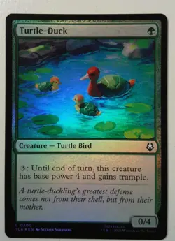 Turtle-Duck *FOIL Common* Magic MtG x1 Avatar: The Last Airbender - Image 1