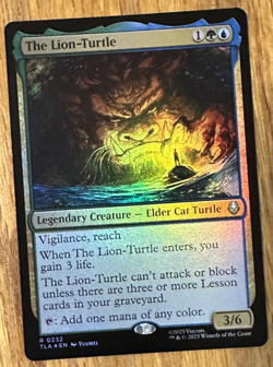 MTG Avatar: The Last Airbender, The Lion-Turtle - Foil - Image 1