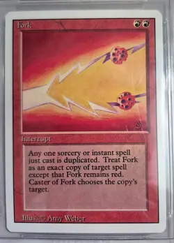 MTG Magic The Gathering Revised Fork BGS 10 Pristine - Image 2