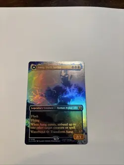 Mtg Sang Swift Savior Borderless Foil Avatar The Last Airbender - Image 1