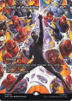 Thrill of Possibility (Borderless) #0028 Mythic - MTG MAR Marvel Eternal-Legal - Image 1