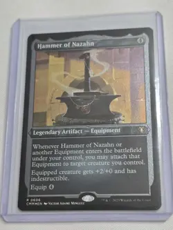 Hammer of Nazahn (Foil Etched) Commander Masters Foil - Image 1