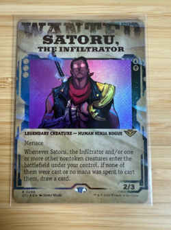 MTG: Satoru, the Infiltrator (Showcase) Outlaws of Thunder Junction Foil NM - Image 1