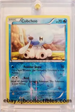 Pokemon CUBCHOO 28/98 Reverse Holo Emerging Powers - Played ?? - Image 1