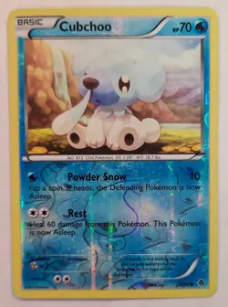 Pokemon CUBCHOO 28/98 Reverse Holo Emerging Powers - Played ?? - Image 2