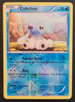 Pokemon CUBCHOO 28/98 Reverse Holo Emerging Powers - Played ?? - Image 4