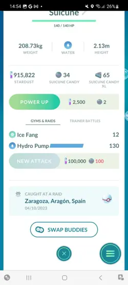 Pokemon Go Shiny Legendary Suicune - Image 2