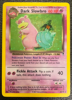 Pokemon TCG - Dark Slowbro 8/110 - Legendary Collection (2002) - Holo Rare LP/MP - Image 1