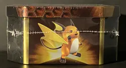Pokemon Sun & Moon Hidden Fates Raichu GX Tin Factory Sealed - Image 3