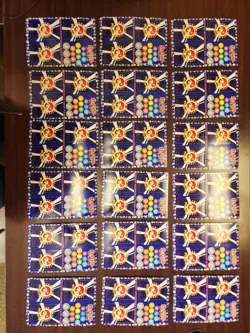1998 Japanese Pokemon Vending Series 2 Complete Set (Sheets 1-18, Red, Unpeeled - Image 4