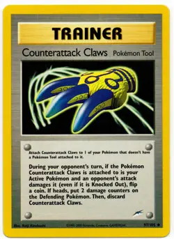 Pokemon - Neo Destiny Counterattack Claws 97/105 LP - Image 1