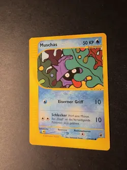 Muschas 129/165 Non Holo Pokemon Expedition EX 2002 NM Vintage Deutsch - Image 2