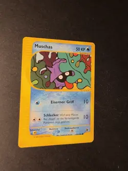 Muschas 129/165 Non Holo Pokemon Expedition EX 2002 NM Vintage Deutsch - Image 3