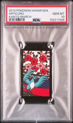 2013 POKEMON HANAFUDA KANTO MARCH ARTICUNO PSA 10 - Image 1